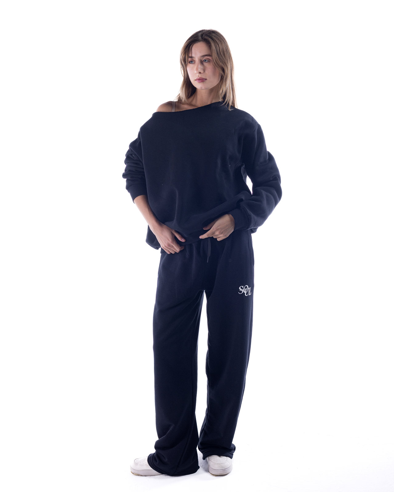 Off Shoulder Sweat Set